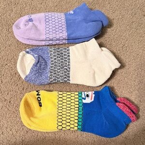 Bombas Multicolor Ankle Socks Trio